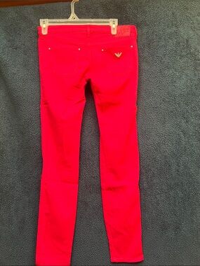 Women’s Emporio Armani vibrant  pink Slim Trousers